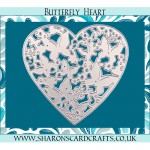 Sharons Card Crafts - Butterfly Heart